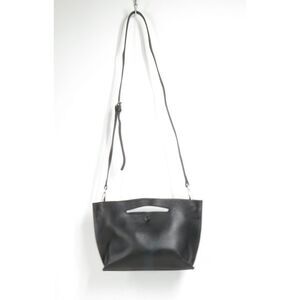 Sondra Roberts Leather Crossbody Womens Clutch Removable Straps Black